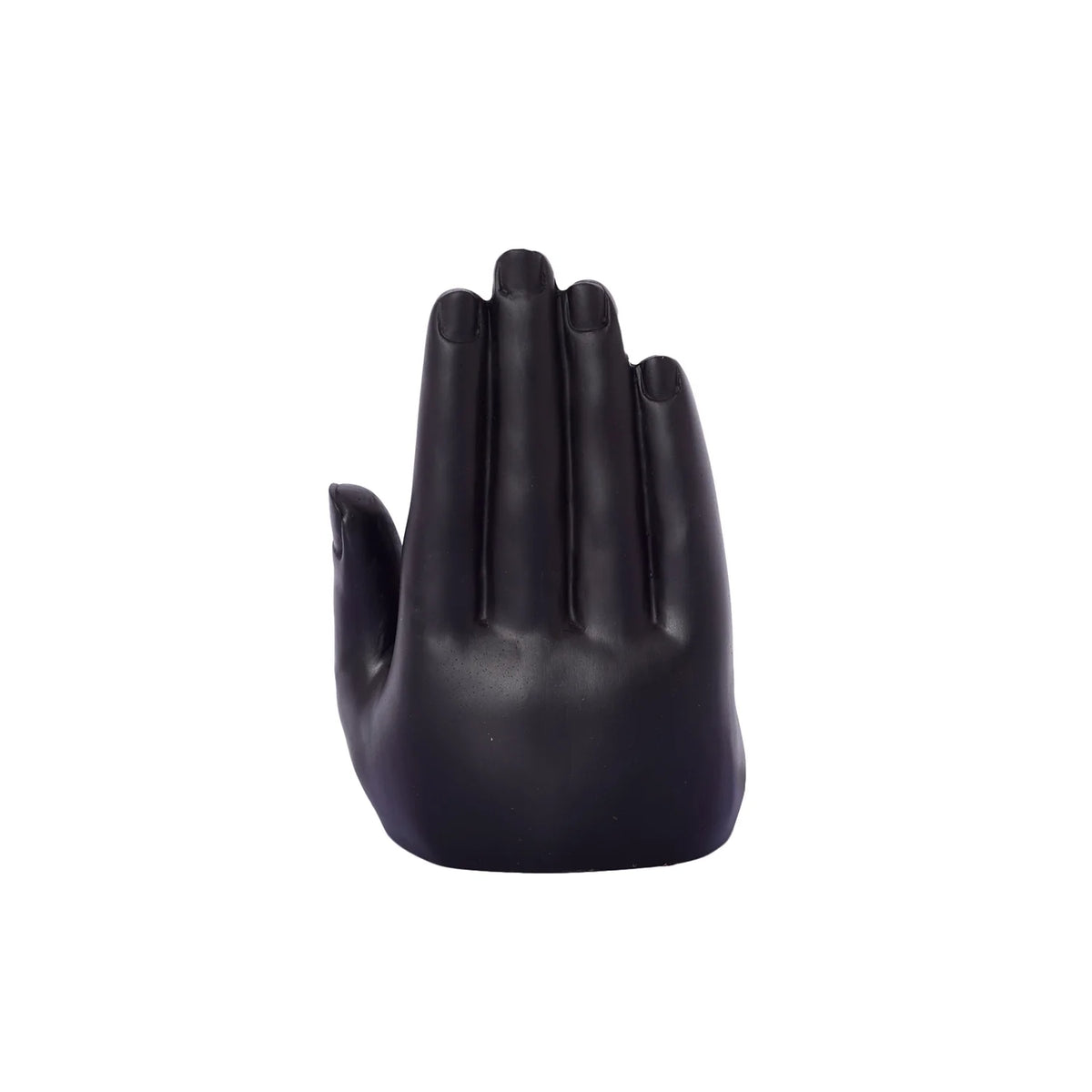 Handcrafted Palm Buddha Statue black and golden
