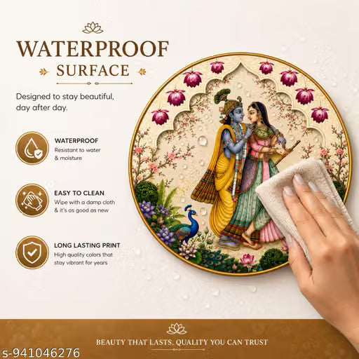 Pack of 3 Pichwai Wall Hanging Decorative Items for Home, Wall Hanging for Living Room, Wall Hanging Decorative Items for Home,