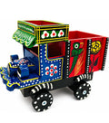 Wooden toy truck
