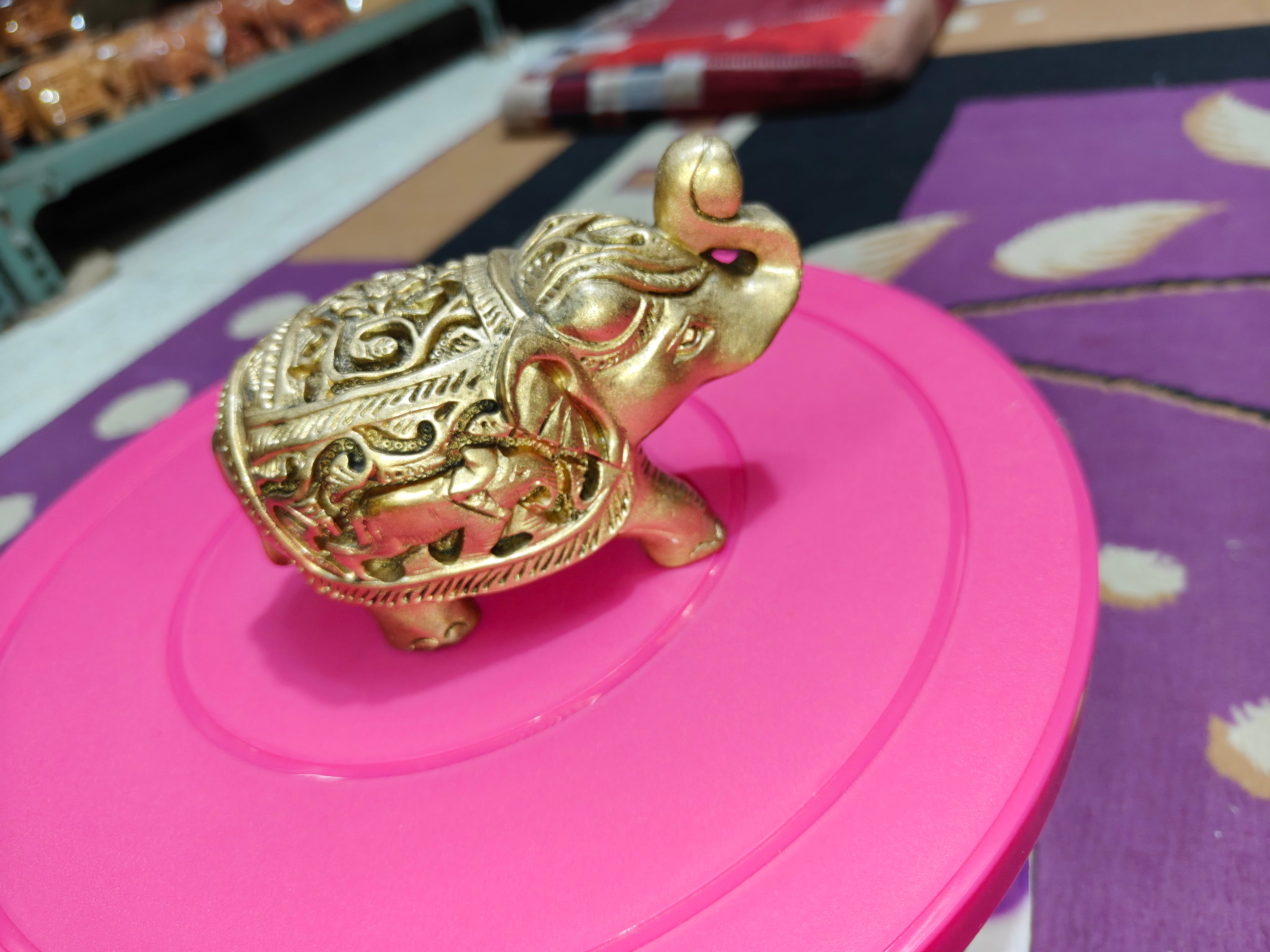 Brass elephant look a like