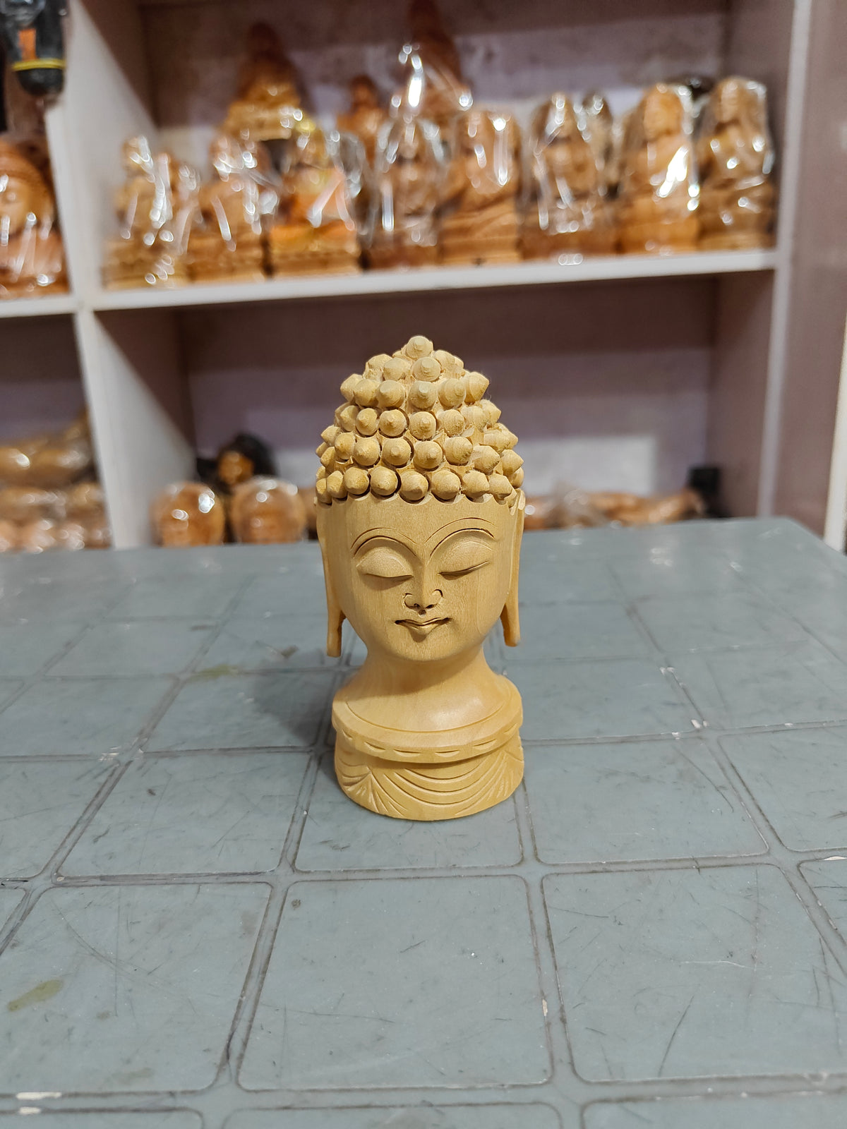 Dashboard Buddha head