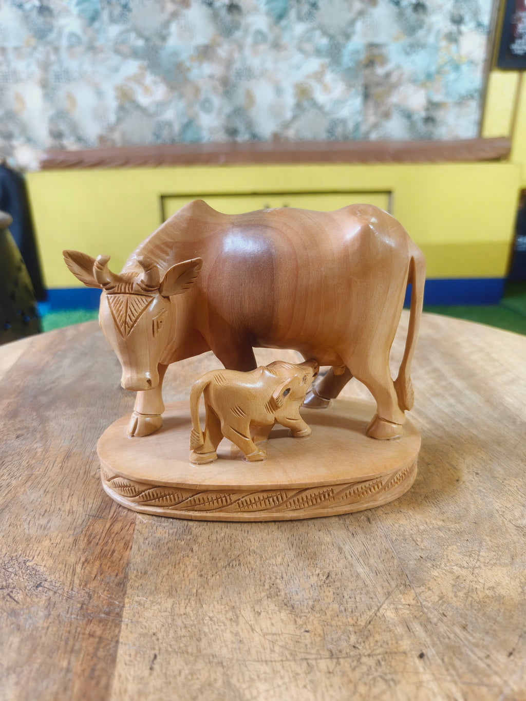 Wooden cow