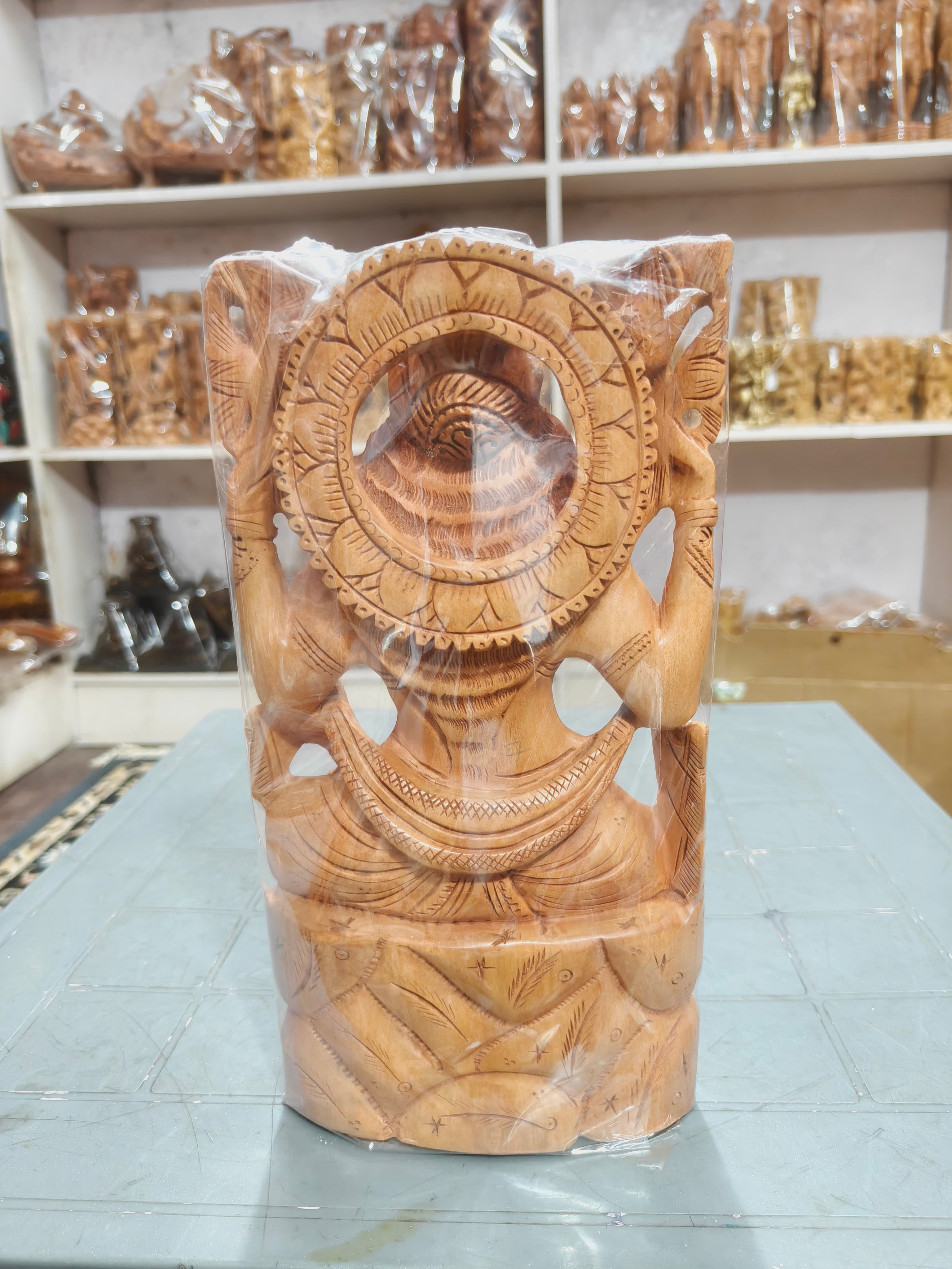 Wooden laxmi ji