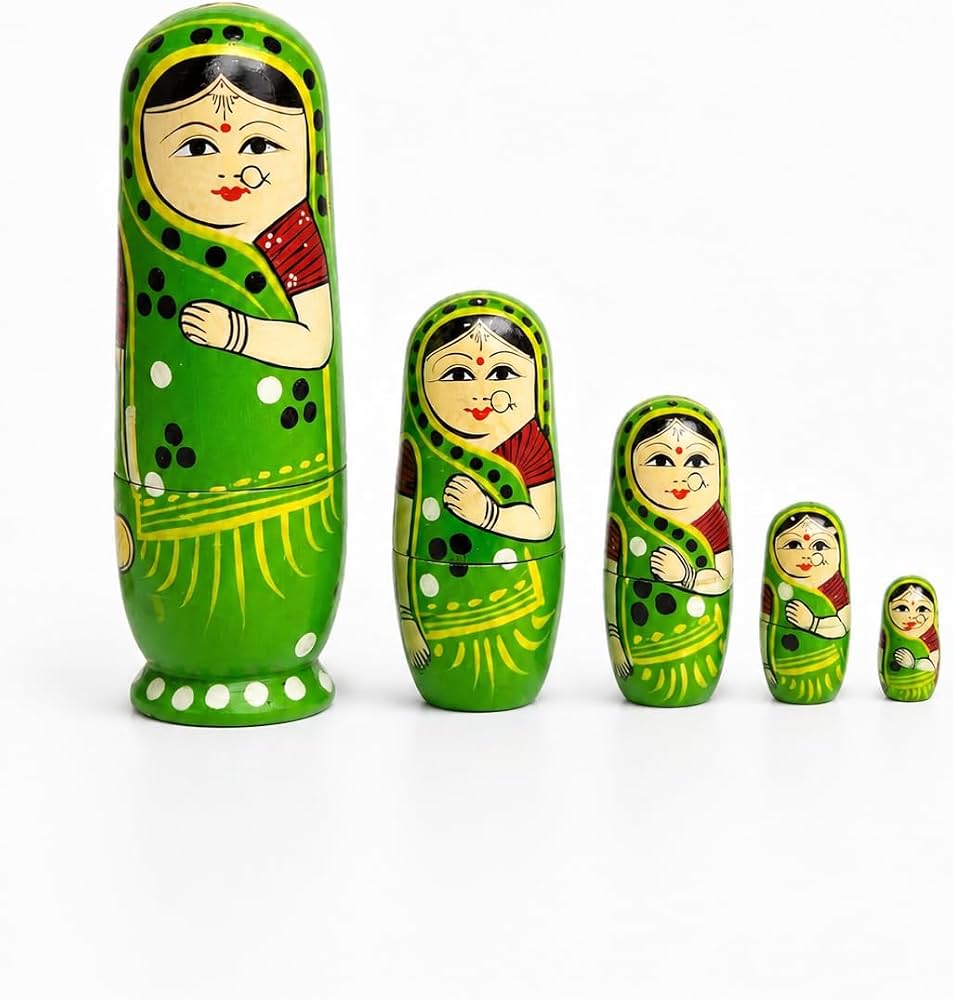 Russian doll wooden toy