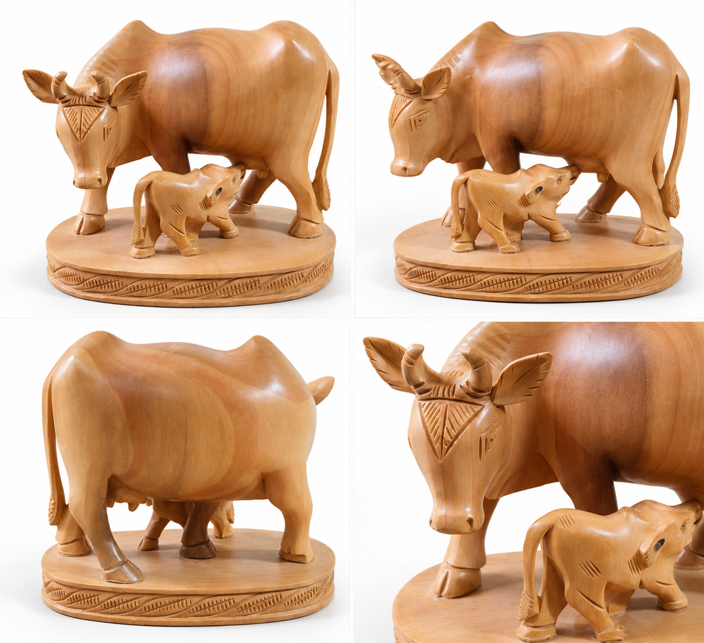 Wooden cow