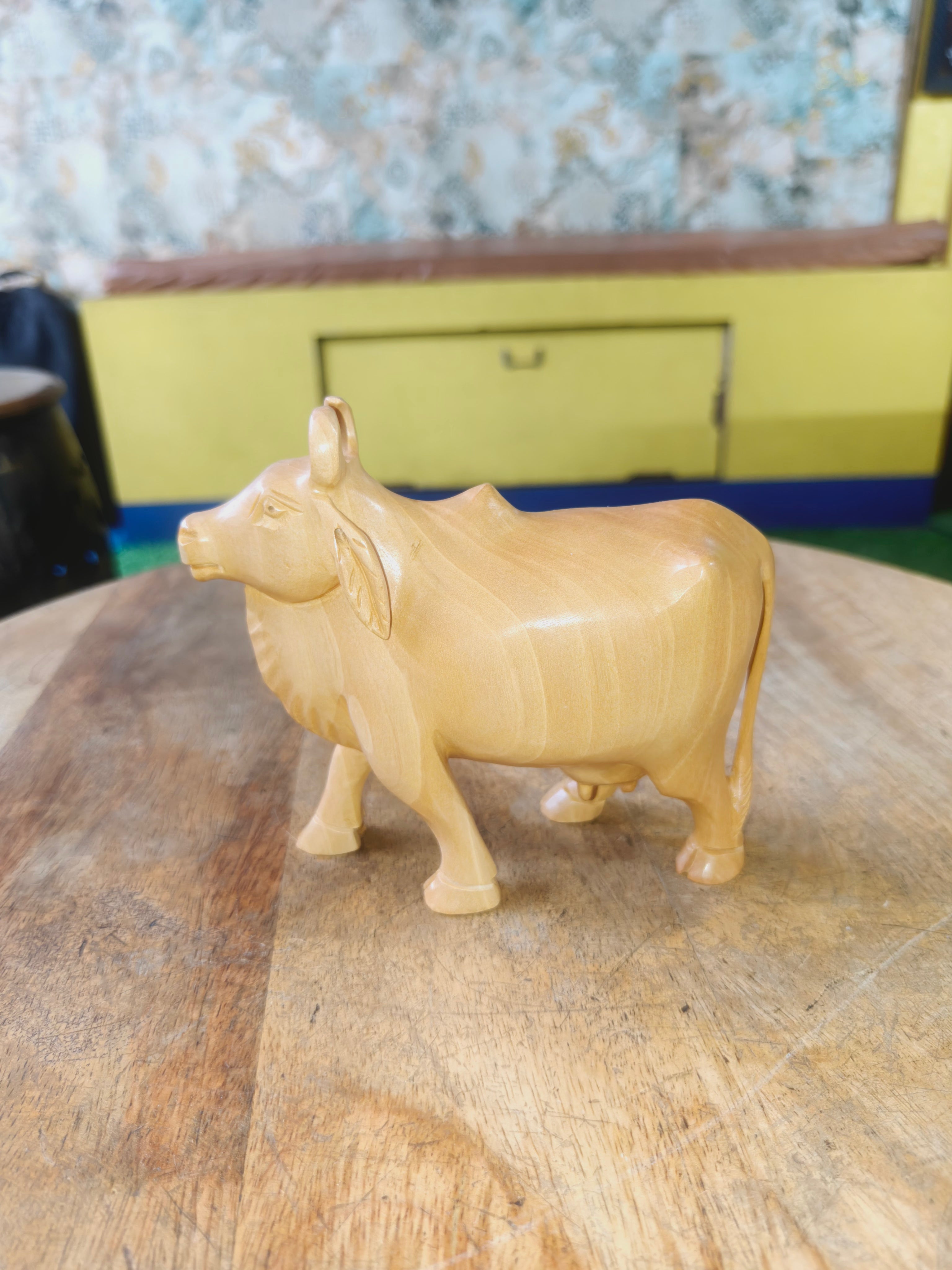 Wooden cow