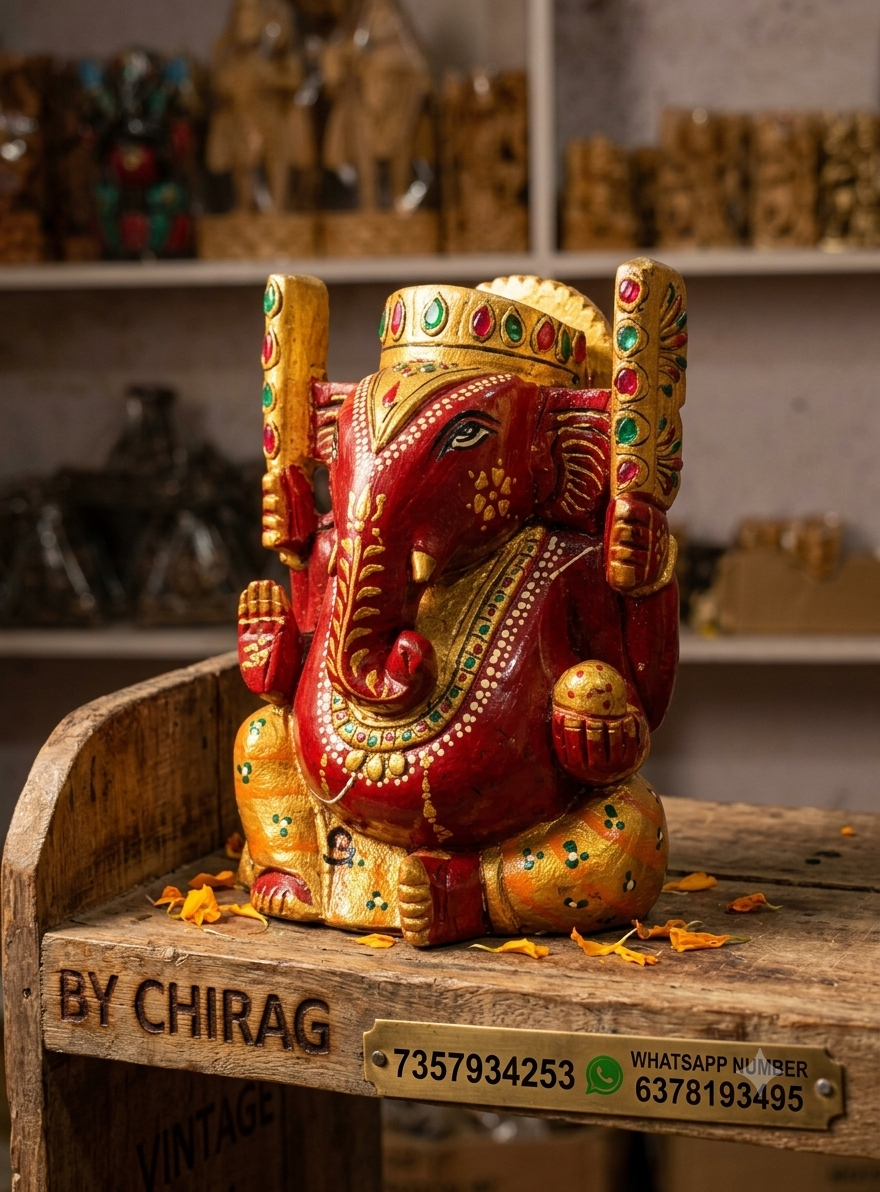 Original red ganesh ji