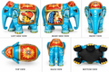Wooden elephant handcrafted