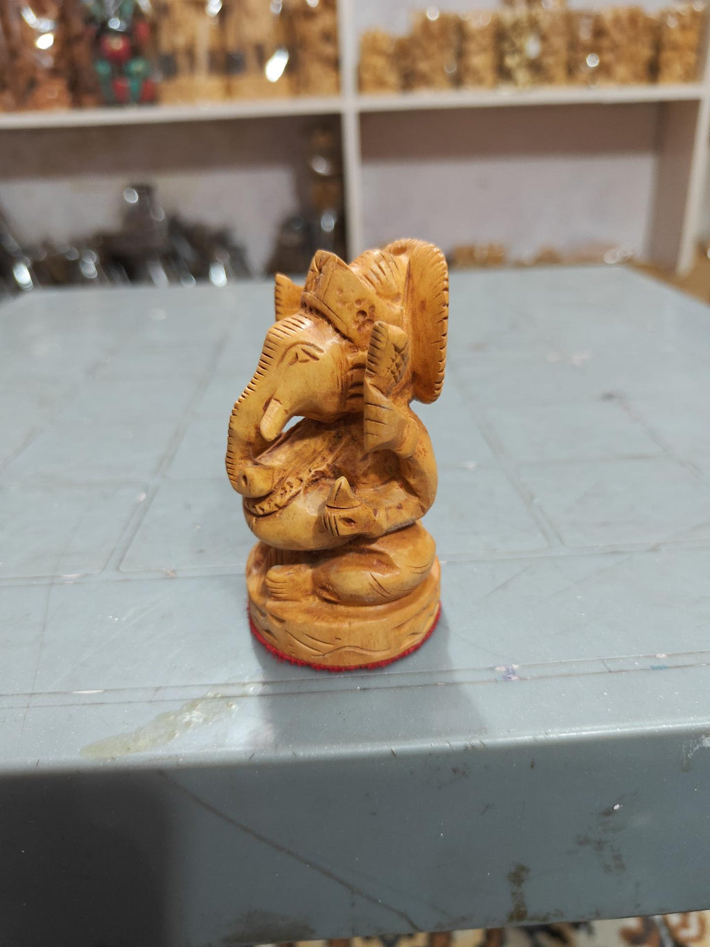 Wooden ganesh 3 inch