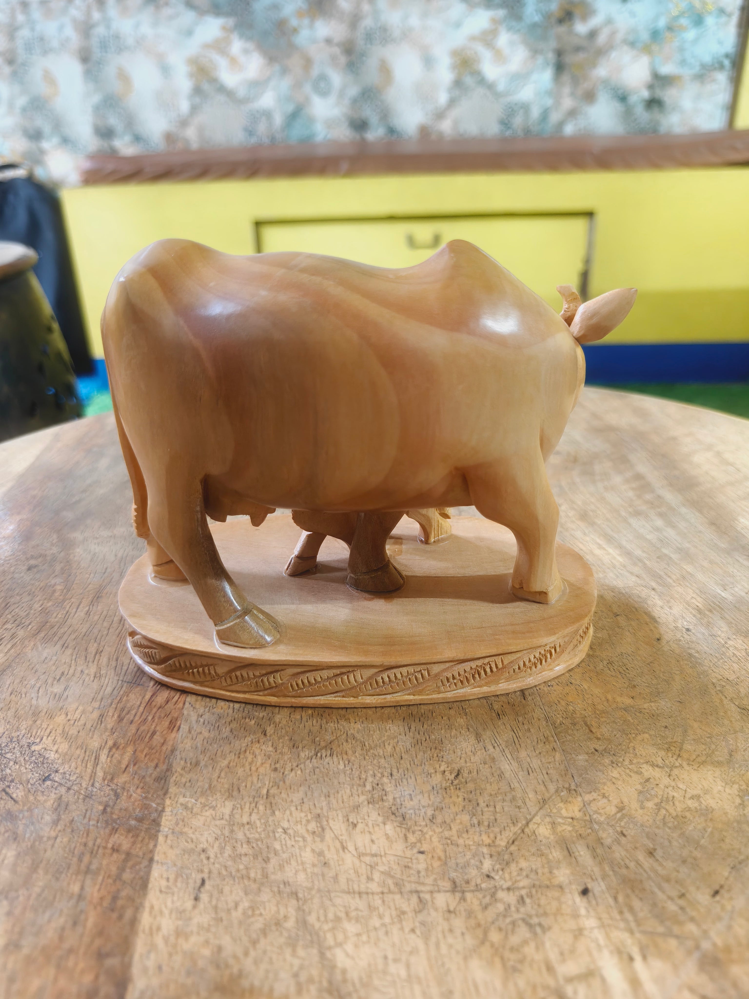Wooden cow