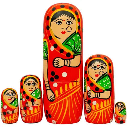 Russian doll wooden toy