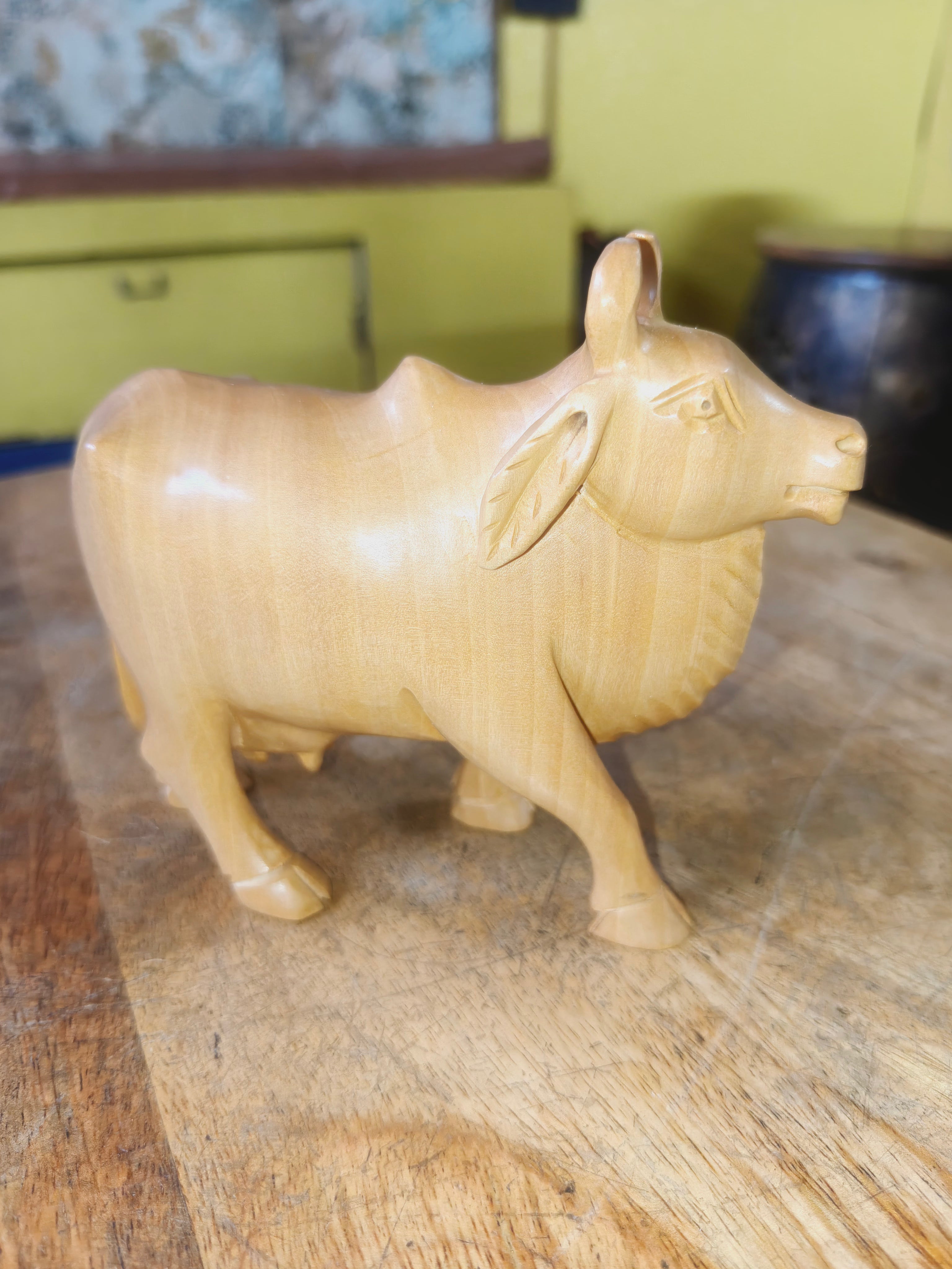 Wooden cow